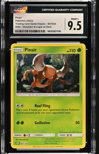 Pinsir 007/034 Trading Card Game Classic - CLV, CLC, CLB Venusaur & Lugia ex Deck CLV - 2023 Pokemon - CGC 9.5