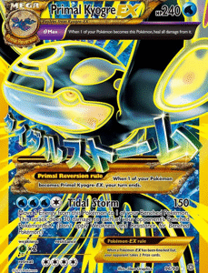 Primal Kyogre EX (Shiny Full Art) - XY - Ancient Origins (AOR)