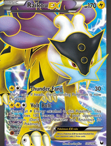 Raikou EX (105 Full Art) - Dark Explorers (DEX)
