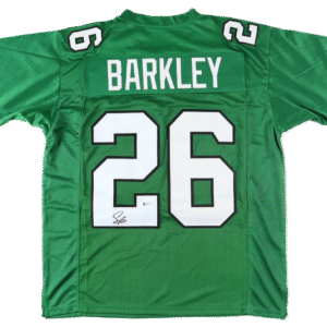 Saquon Barkley Autographed Signed Custom Jersey - Beckett Certified