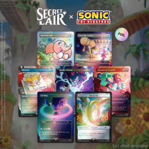 Secret Lair x Sonic the Hedgehog Superdrop: Chasing Adventure (Rainbow Foil) - Secret Lair Drop Series (SLD)