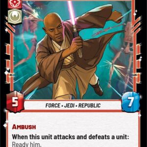 Star Wars Unlimited - Mace Windu - Party Crasher - FOIL - Spark of Rebellion