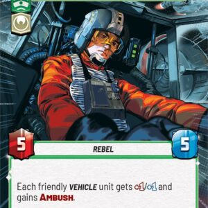 Star Wars Unlimited - Wedge Antilles - Star of the Rebellion (Hyperspace) - FOIL - Spark of Rebellion