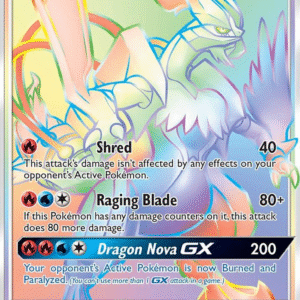 White Kyurem GX (Secret) - Dragon Majesty (DRM)