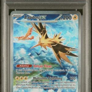 Zapdos ex 202/165 Special Illustration Rare 151 - 2023 Pokemon - PSA 9